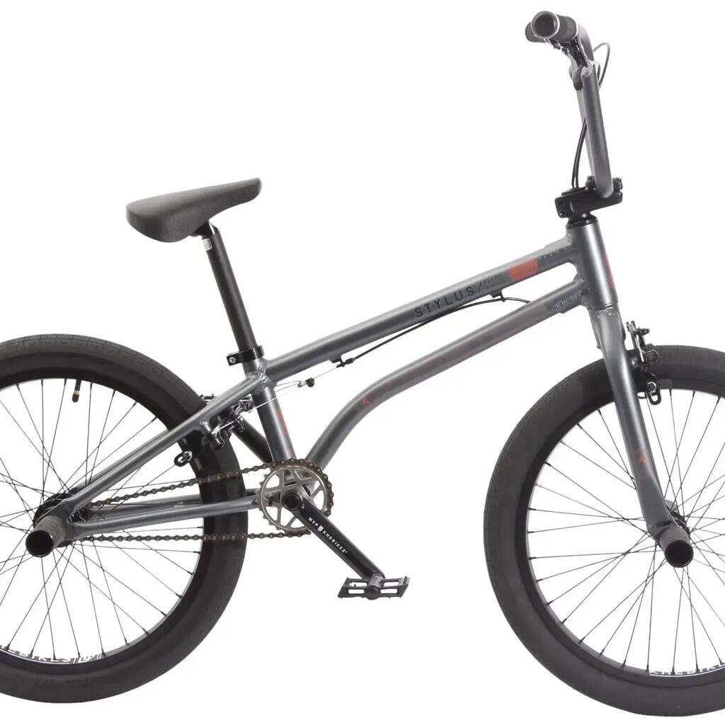 BMX bike adult STYLUS V2 silver 20 inch 19.6 lbs