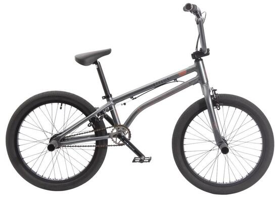 BMX Fahrrad Erwachsene STYLUS V2 silber 20 Zoll 8,9kg