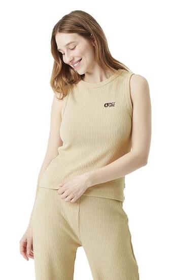 Ziaky Knit Tank Debardeur Femme Wood Ash