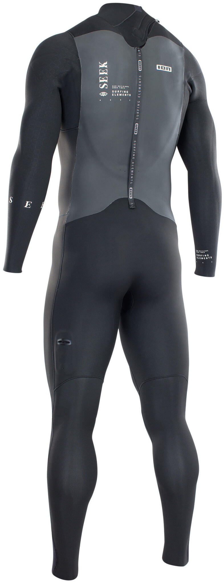 ION Wetsuit Seek Core 5/4 Backzip Zwart 2/3