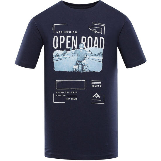 Męska koszulka Nax Goret L - Oddychająca bawełna na każdą okazję