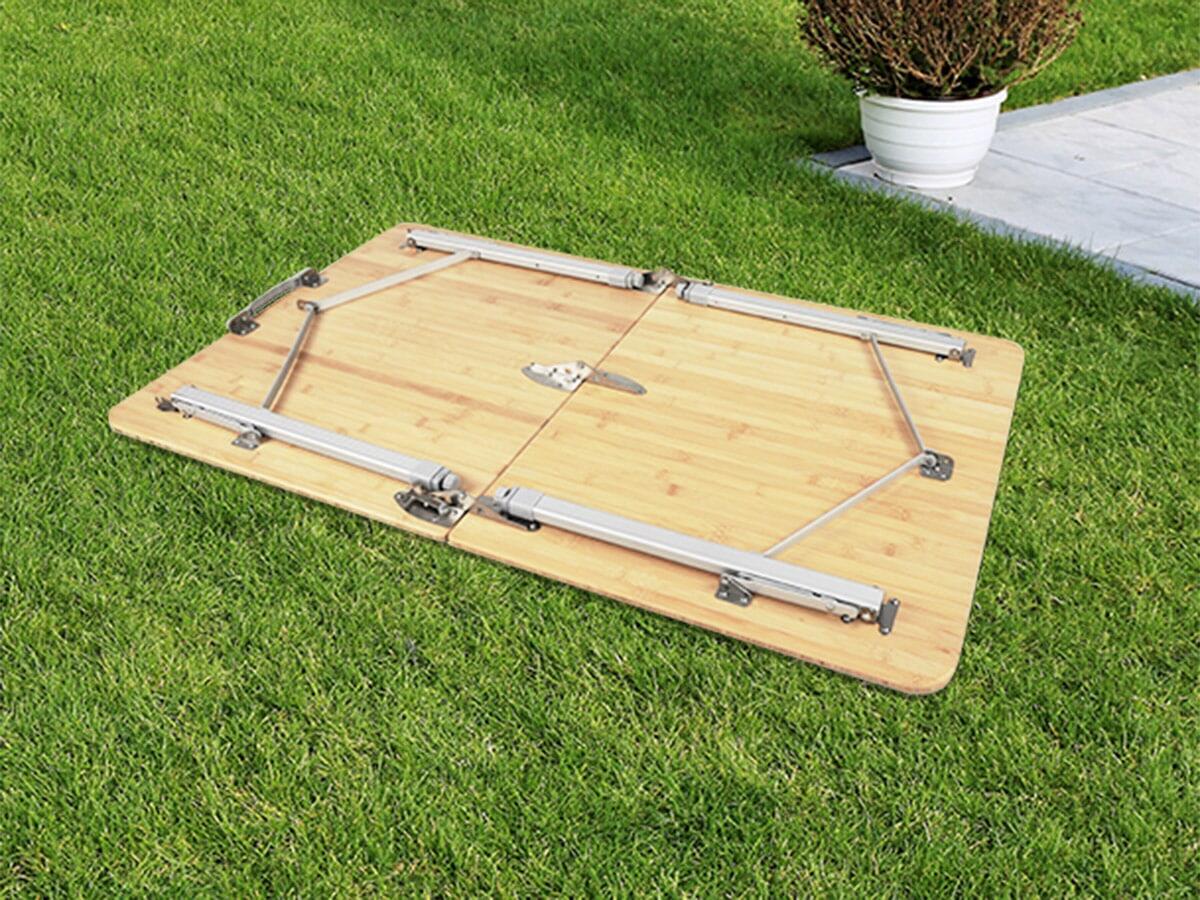 Segunda vita - Mesa de camping plegable Tolja - 120x70cm - altura regulable 5/7