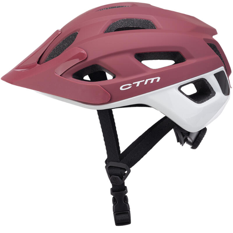 Kask rowerowy dla dorosłych CTM Triton z daszkiem 2/5