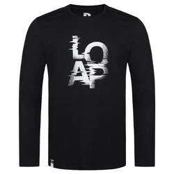 LOAP Altron T‑shirt homme manches longues, noir, S