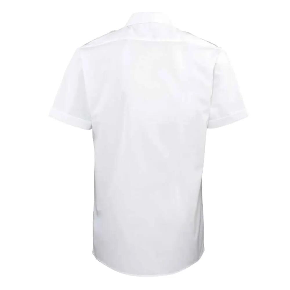 Camicia Da Pilota Maniche Corte Uomo Premier Bianco 2/3