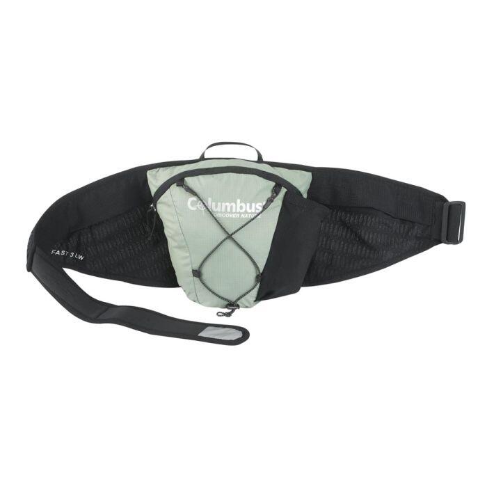 Ceinture UL de Randonnée ou de vélo M/L Columbus Fast 3 Vert et Noir 3/7