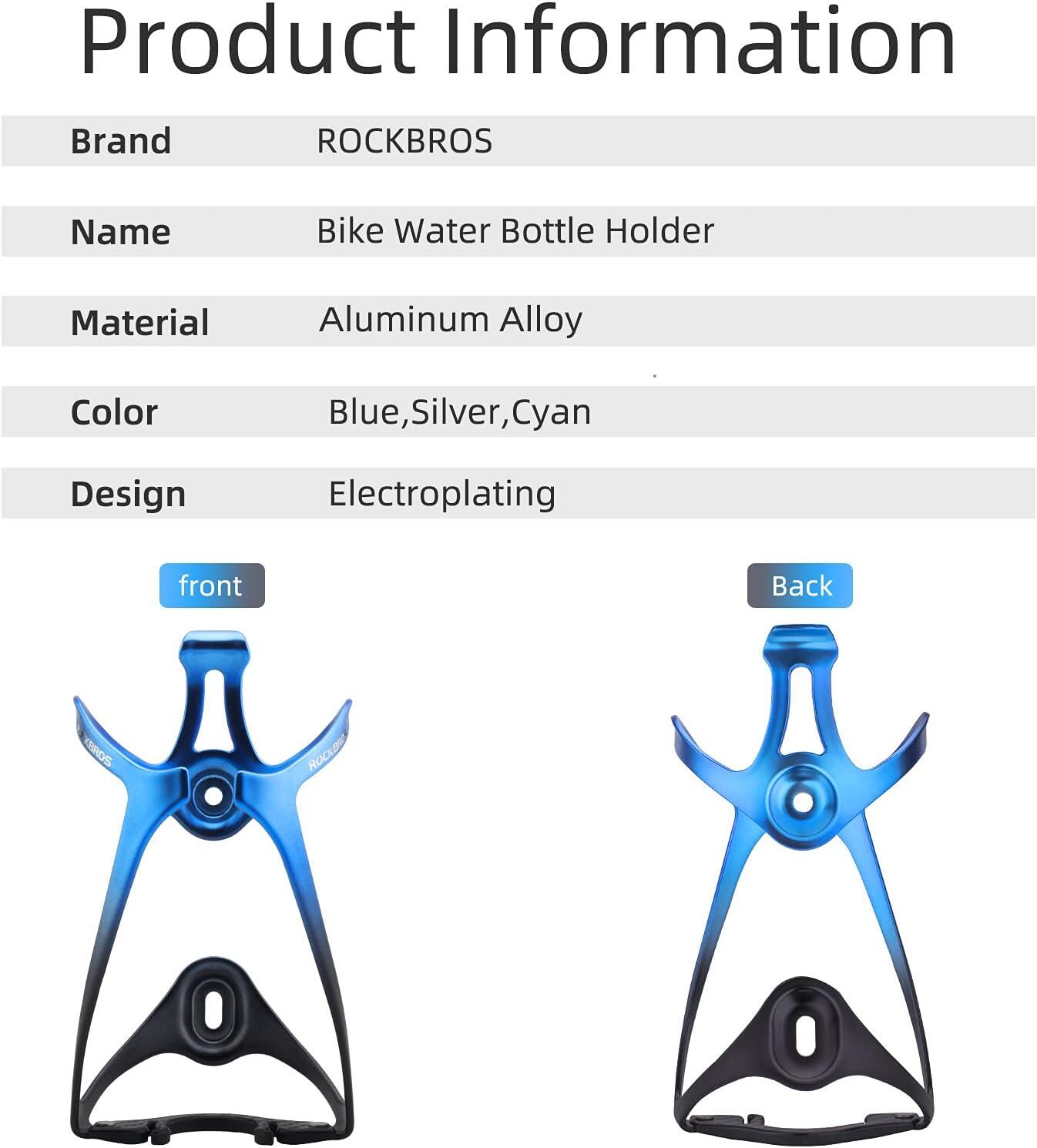 ROCKBROS Porte-bidon de Vélo VTT Universelle 6/6