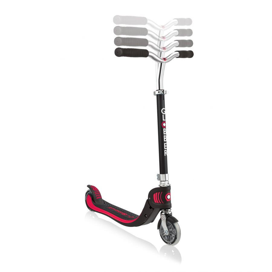 Trottinette 2 roues FLOW FOLDABLE 125 V2 - Noir-Rouge 6/6