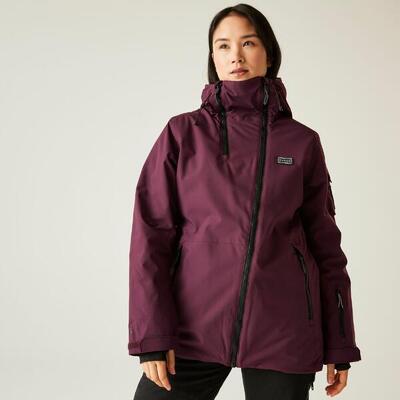 Gnarly waterdichte isolerende gewatteerde ski-jas voor dames
