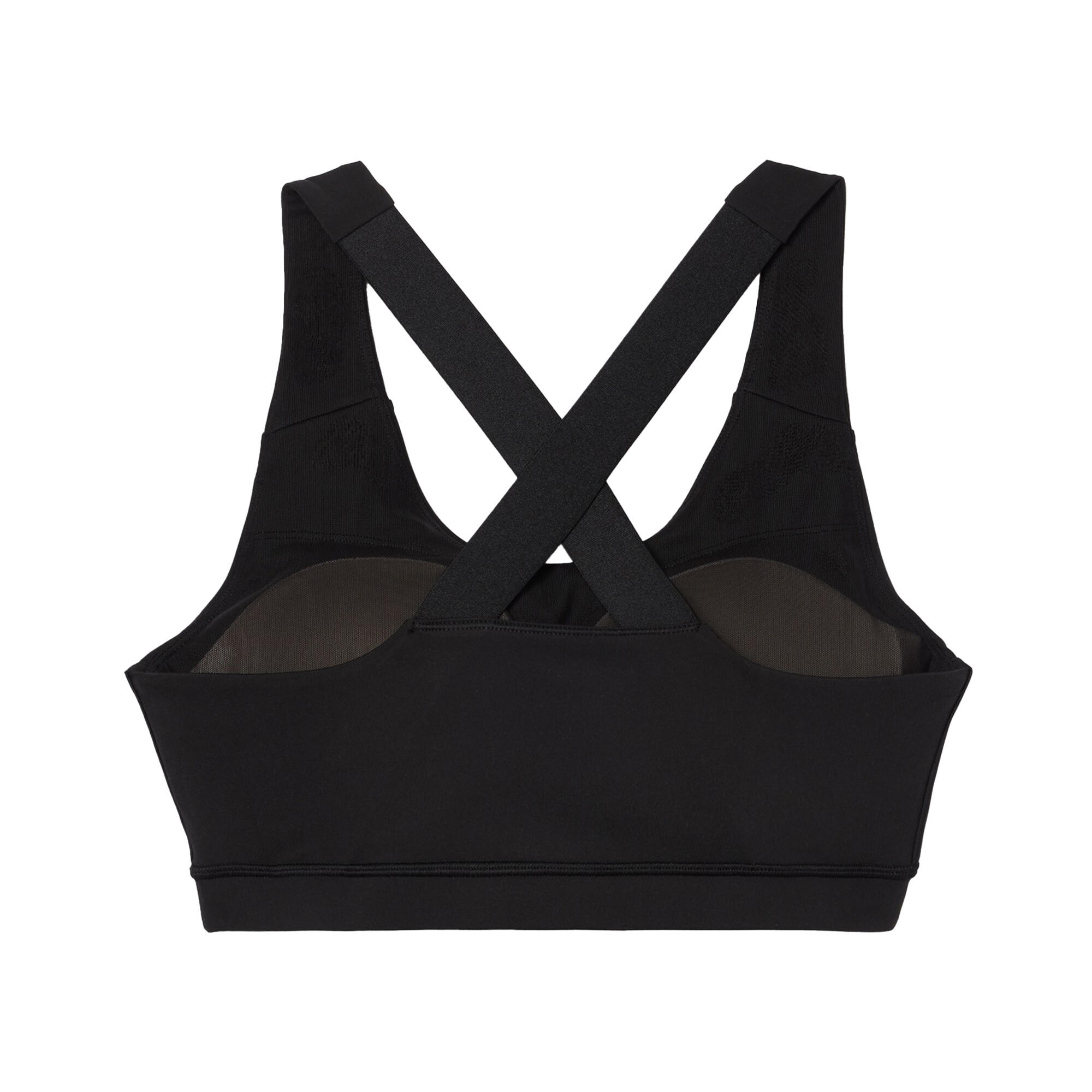 Womens/Ladies Stretch Breathable Sport Bralette (Black) 2/4