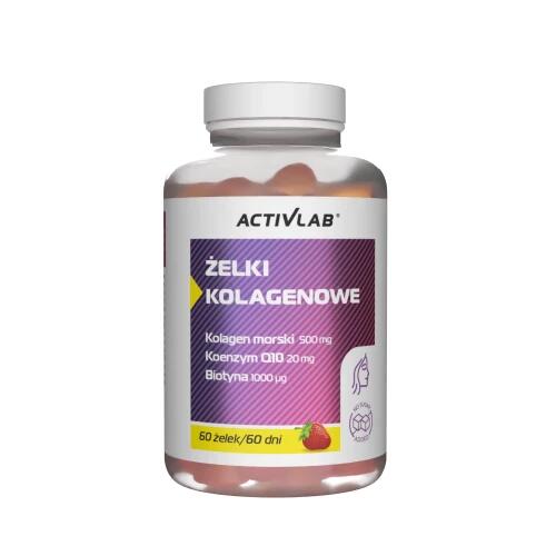 Kolagen koenzym Q10 dla zdrowia skóry i włosów Żelki Kolagenowe Activlab