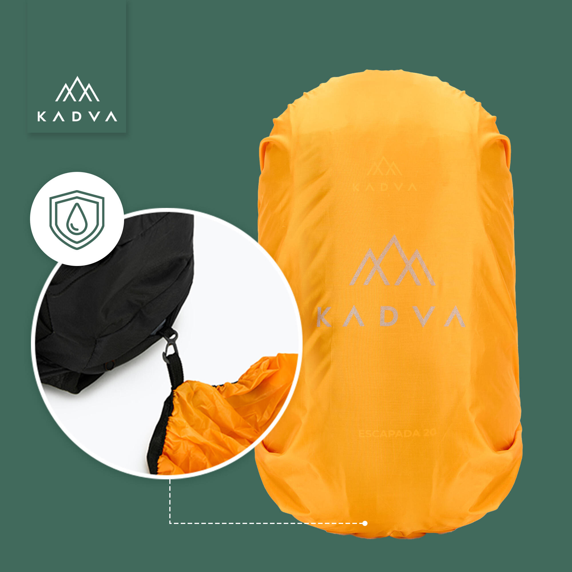 Mochila de turismo KADVA Escapada 30 l 5/7