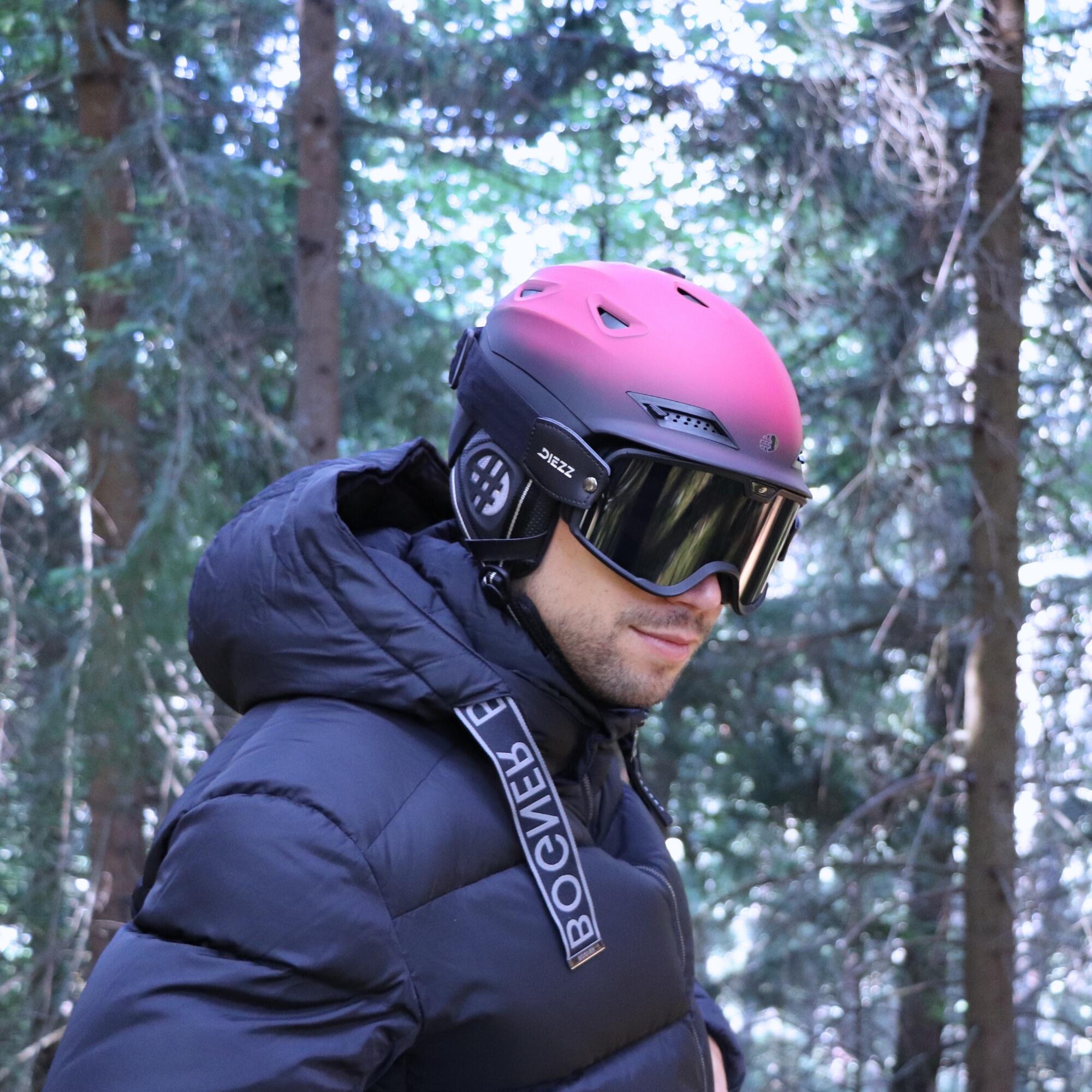 BREEN S3 ski mask Black Shadow 3/4