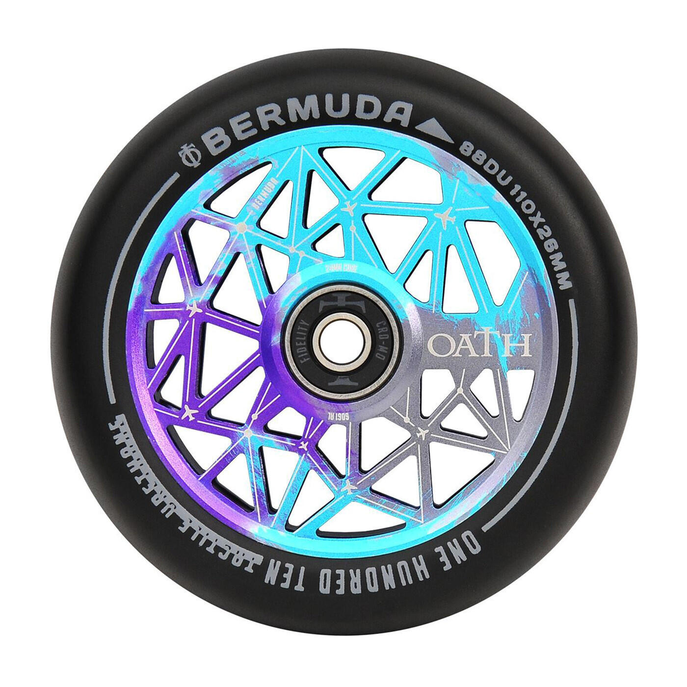 OATH Roue Bermuda Bleu Violet Titanium [x2] 4/6