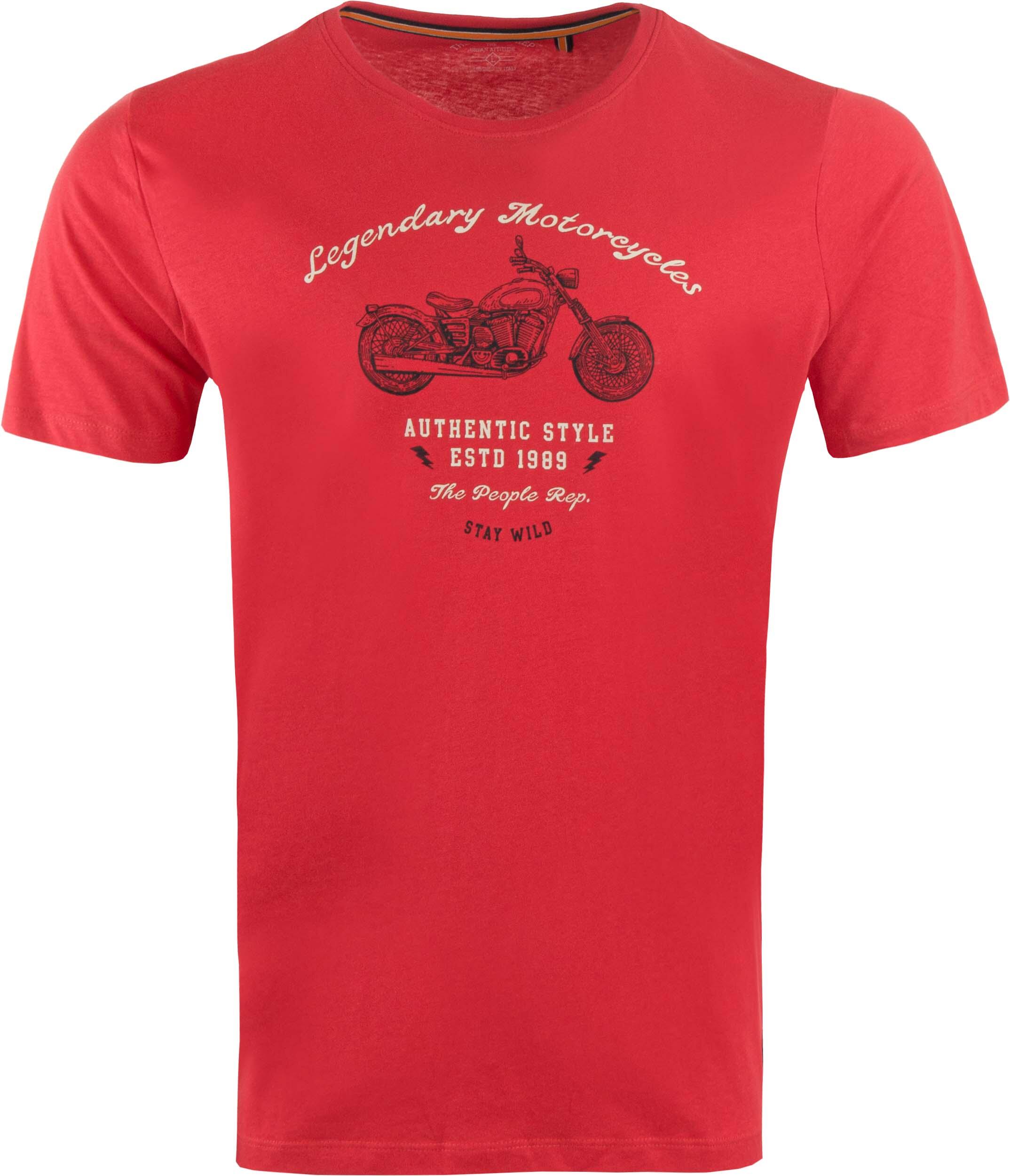 Heren T-shirt The People Rep. Sound - Rood 2/5