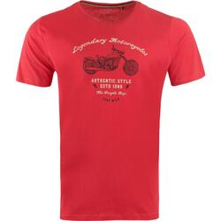 T-shirt homme THE PEOPLE REP. Sound, col V, rouge, S