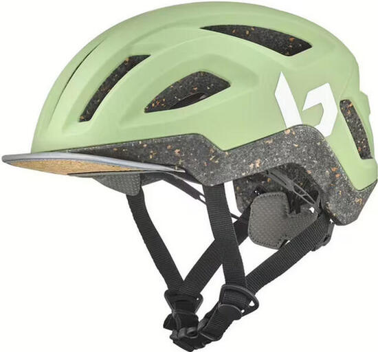 Casque de vélo urbain « REACT », mat matcha
