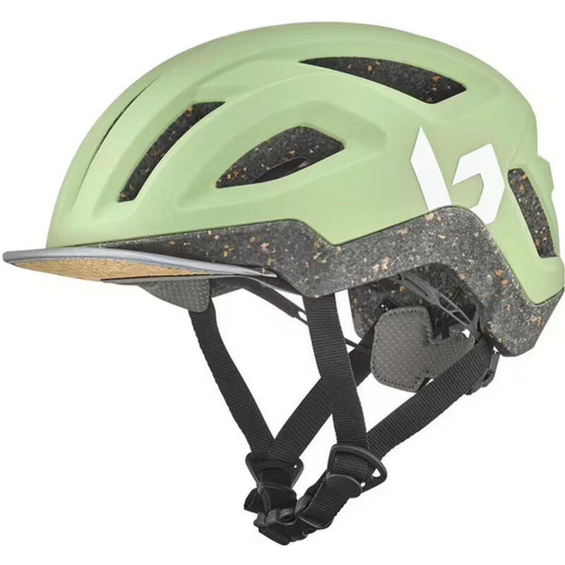 Casque de vélo urbain « REACT », mat matcha