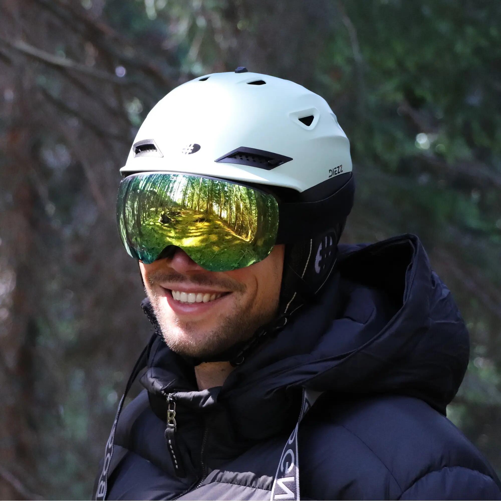 Skimaske #VIZZION Magnet M Black-Gold Sans coloris. 3/5