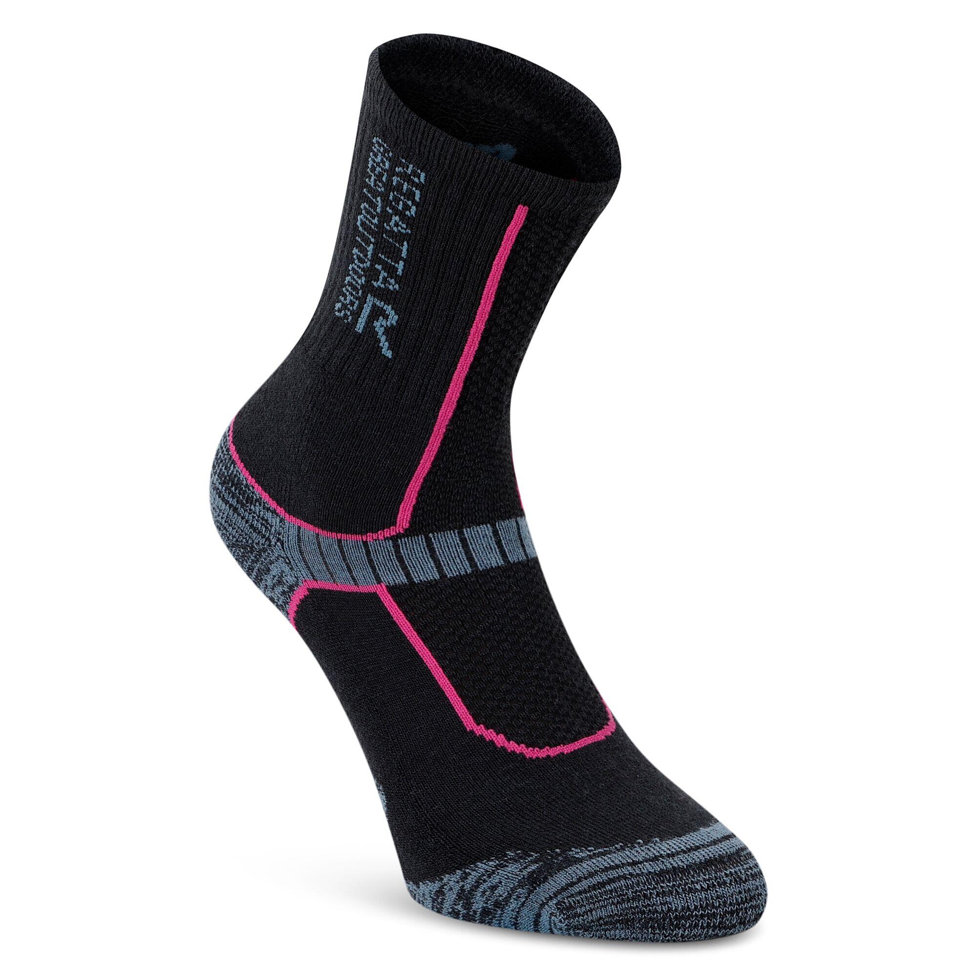 Merinowoll-Wandersocken für Damen 2/3