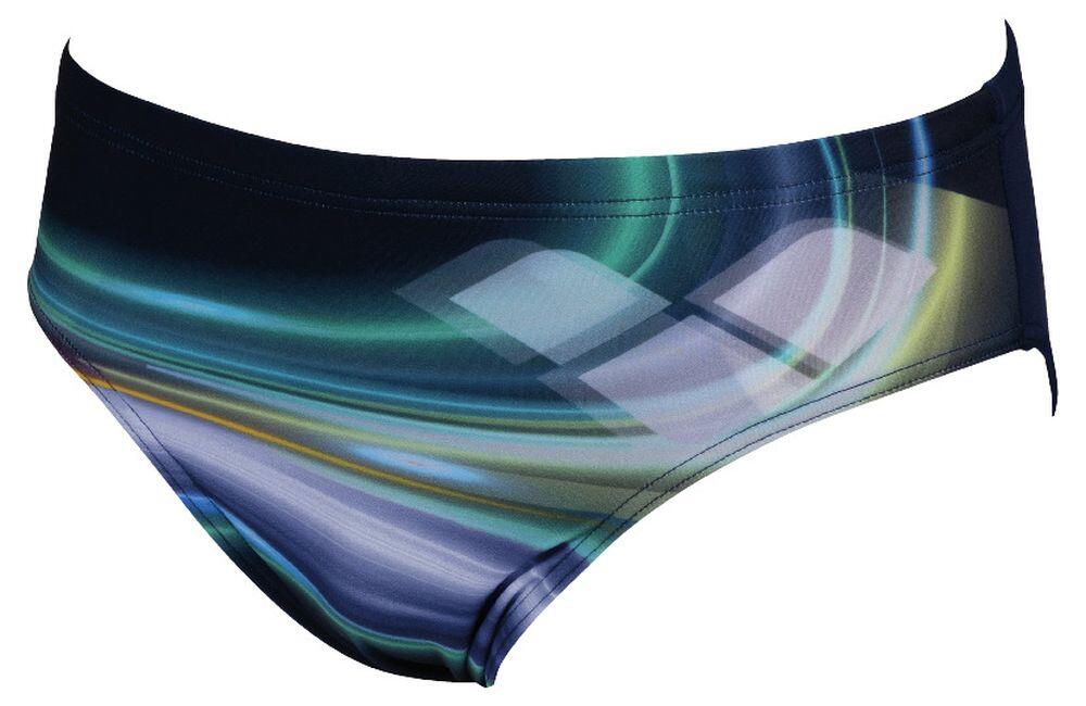 Kąpielówki slipy męskie na basen Arena Flashing Lights Brief 3/4