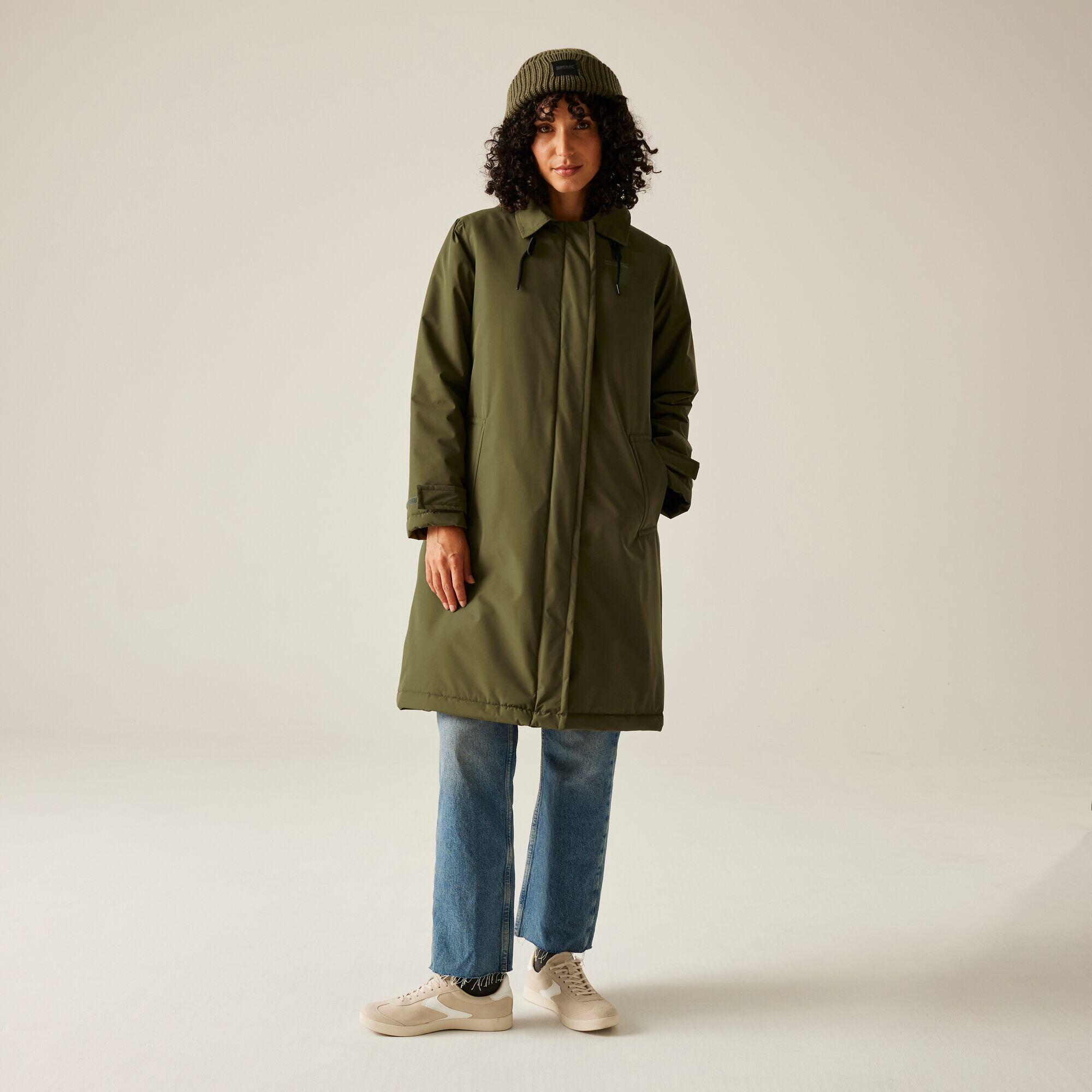 Womens Orla Mac Hooded Breathable Waterproof Insulated Jacket 3/7
