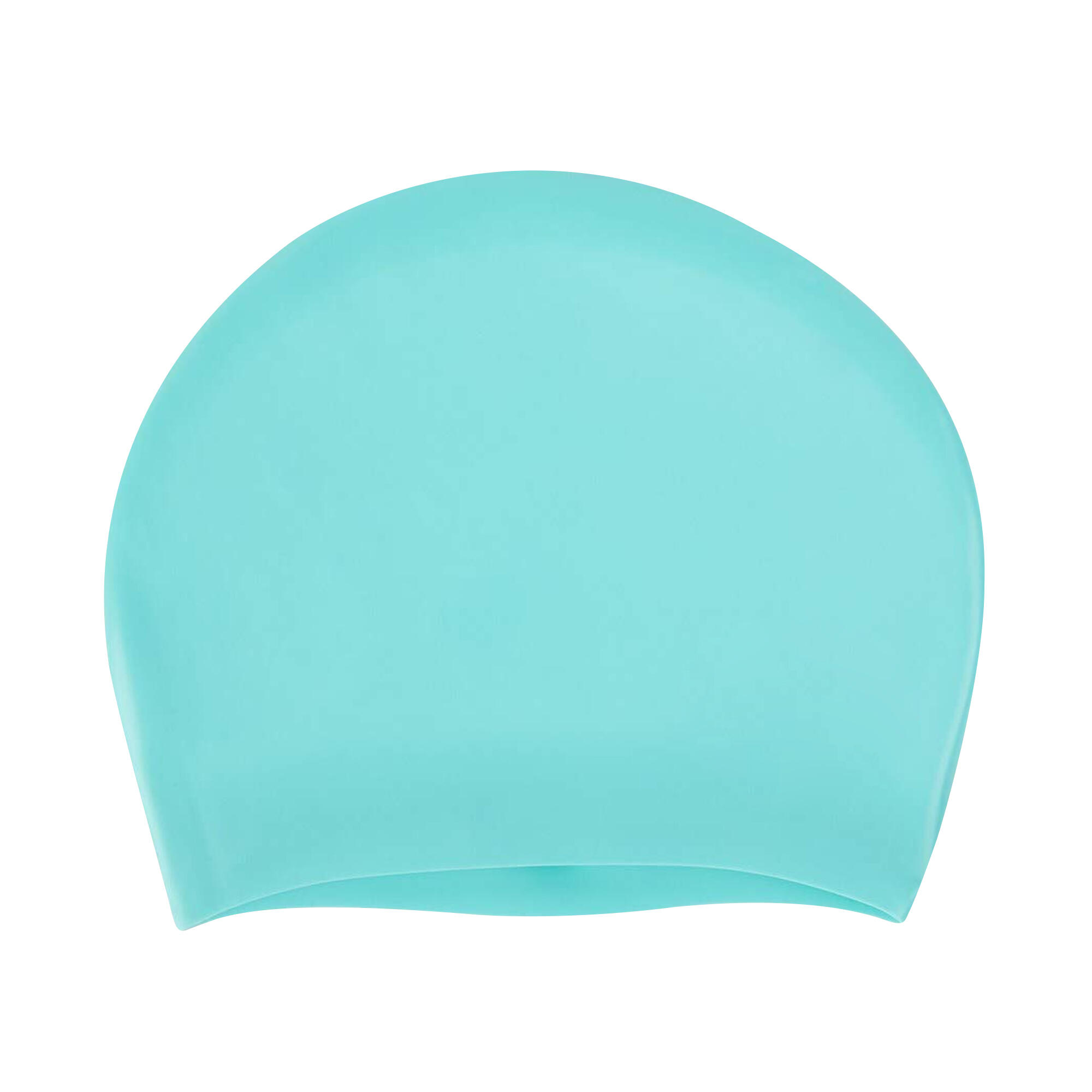 Unisex Adult 2024 Long Length Swim Cap (Green) 3/4