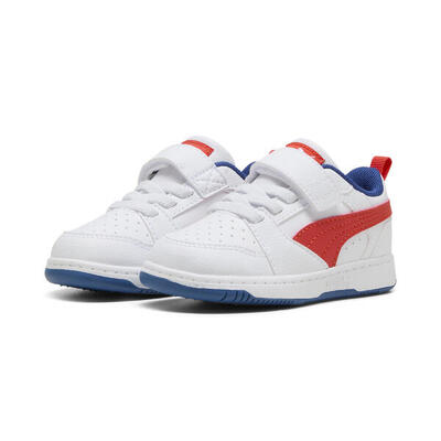 Sneakers PUMA Rebound v6 Lo primi passi PUMA White Black Pink Fruit