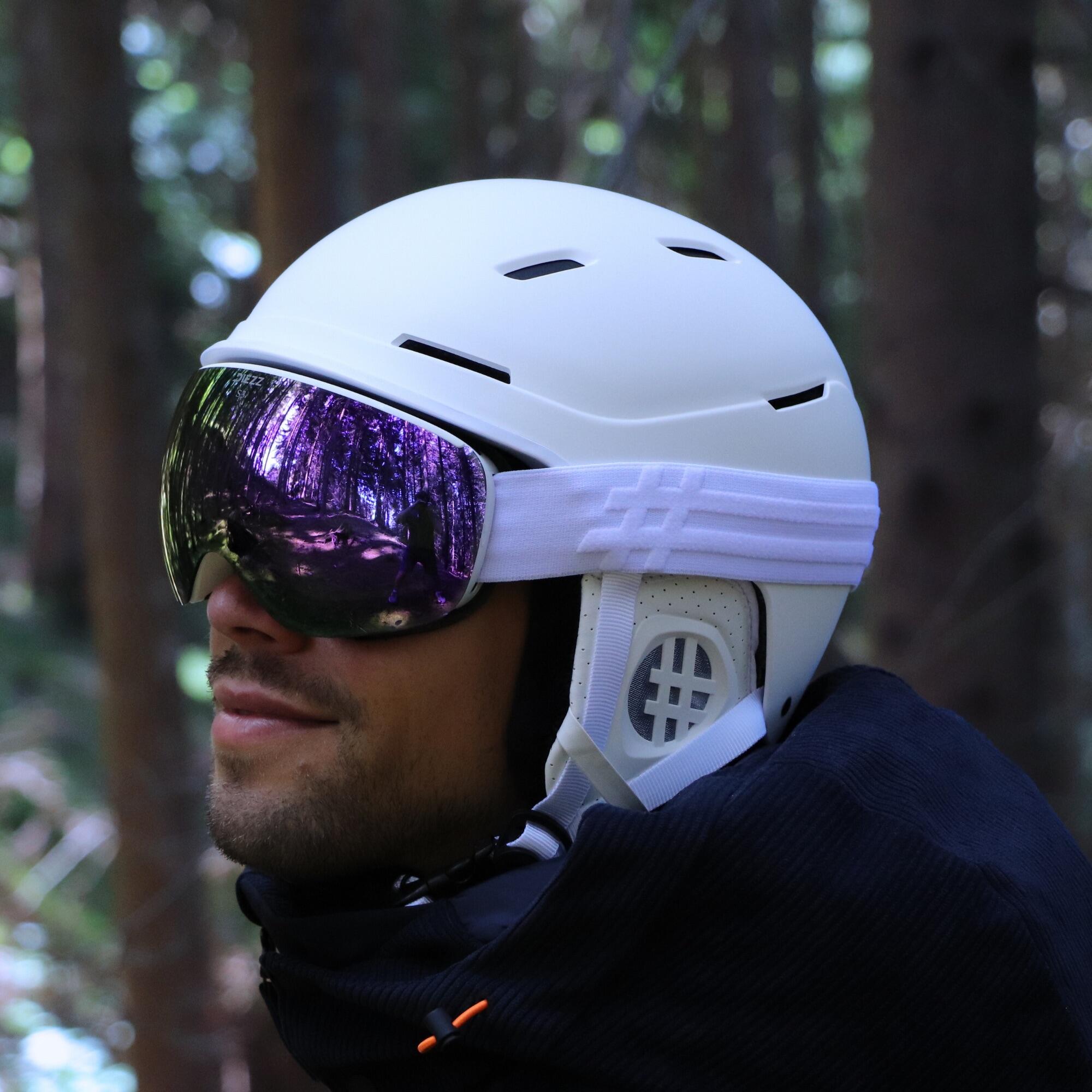 GOGGLE #VIZZION Magnet M white-purple Sans coloris 5/5