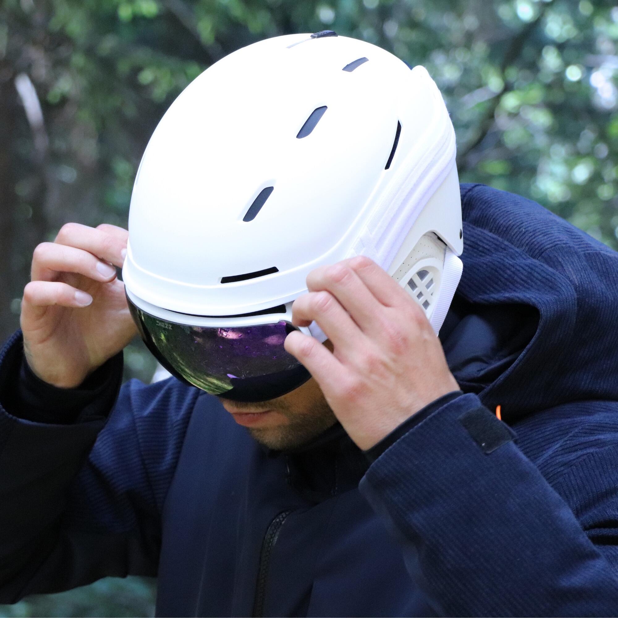 GOGGLE #VIZZION Magnet M white-purple Sans coloris 3/5