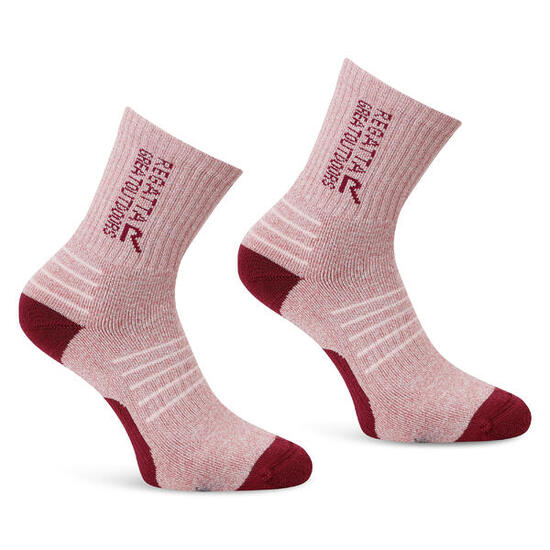 Lot de 2 chaussettes thermorégulées en bambou pour femme