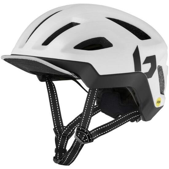 Kask rowerowy miejski „React MIPS”, biały matowy