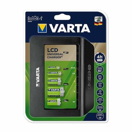 Akku-Ladegerät Varta LCD Universal Charger+ EU-Stecker