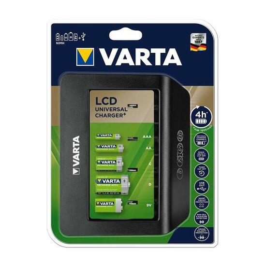 Akku-Ladegerät Varta LCD Universal Charger+ EU-Stecker
