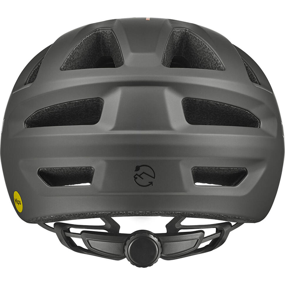 Kask rowerowy Rennrad „Spero MIPS”, czarny matowy