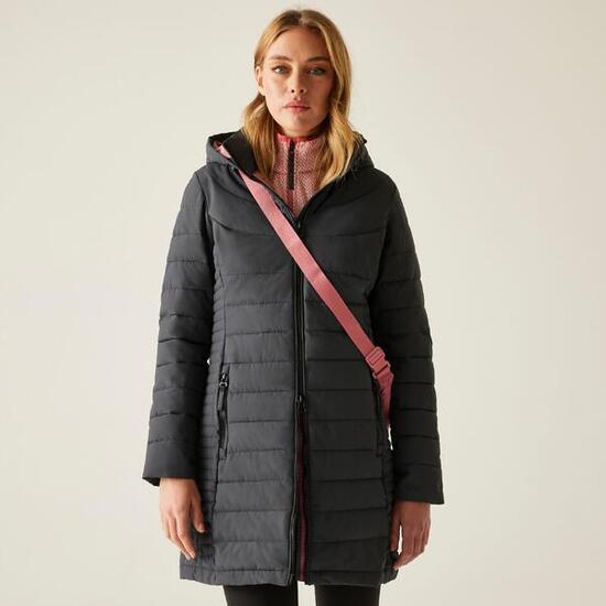 Andria Wasserabweisende Wärmende Steppjacke mit Kapuze für Damen