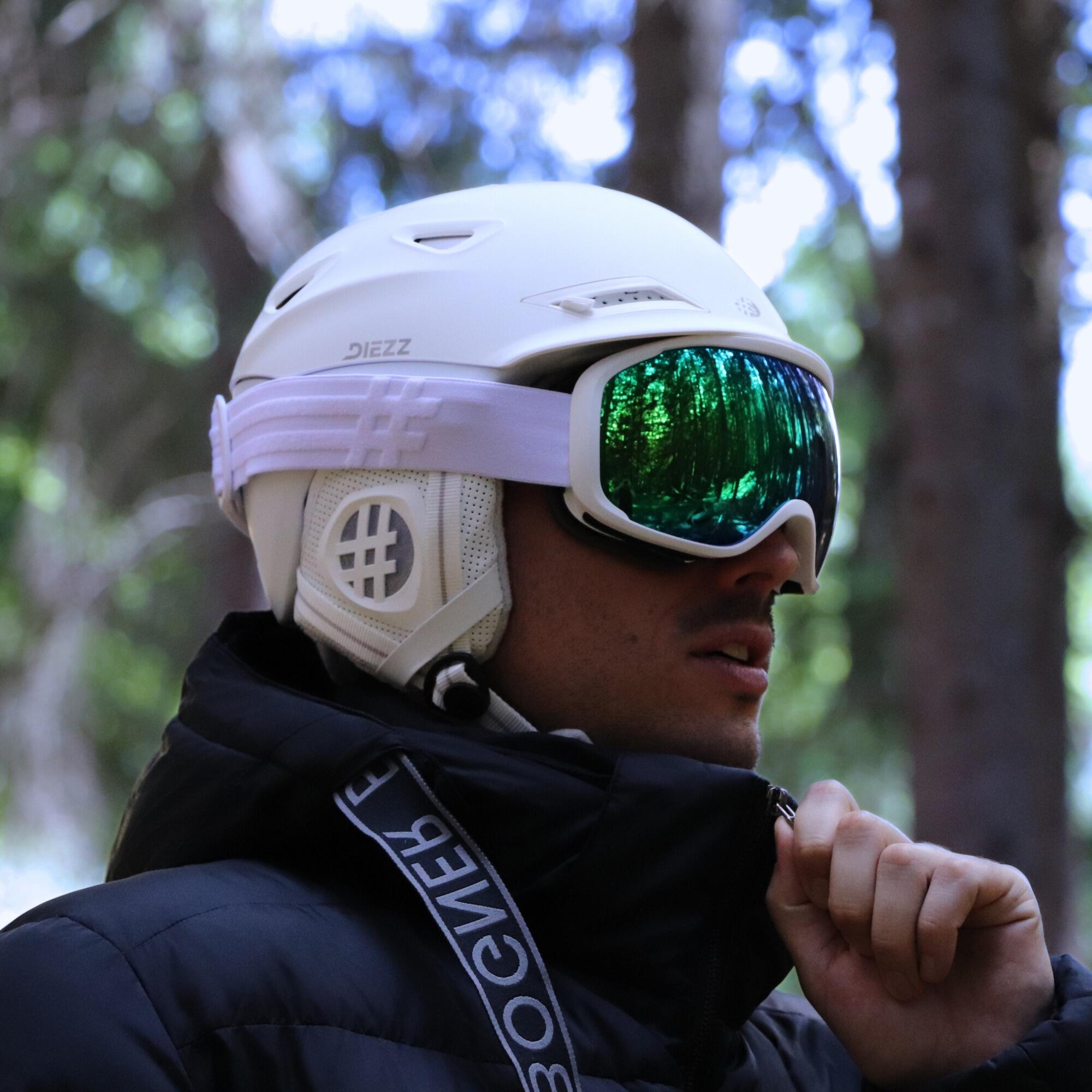 LESSY S3 ski mask White Green 4/5