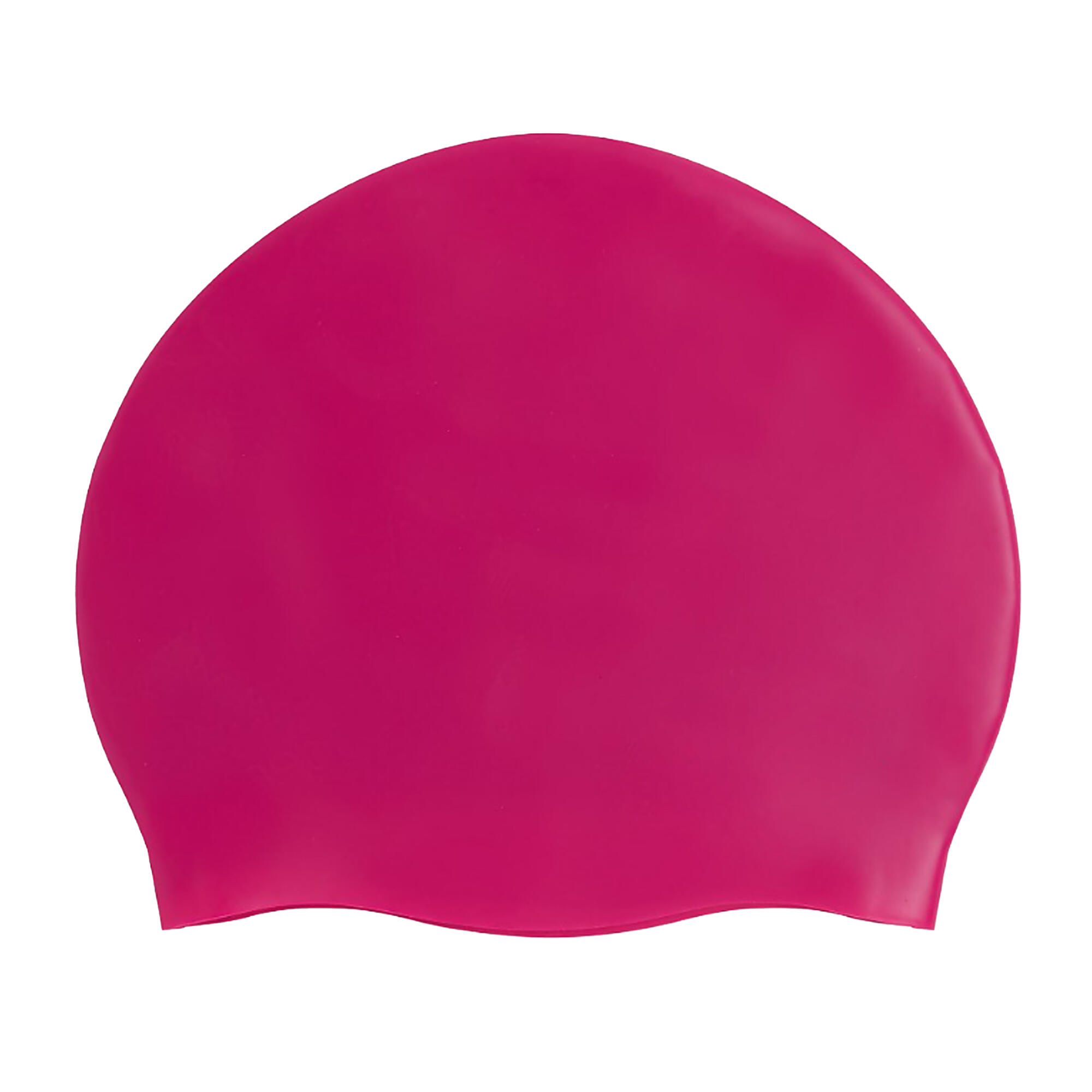 Unisex Adult 2024 Silicone Swimming Cap (Electric Pink) 2/4