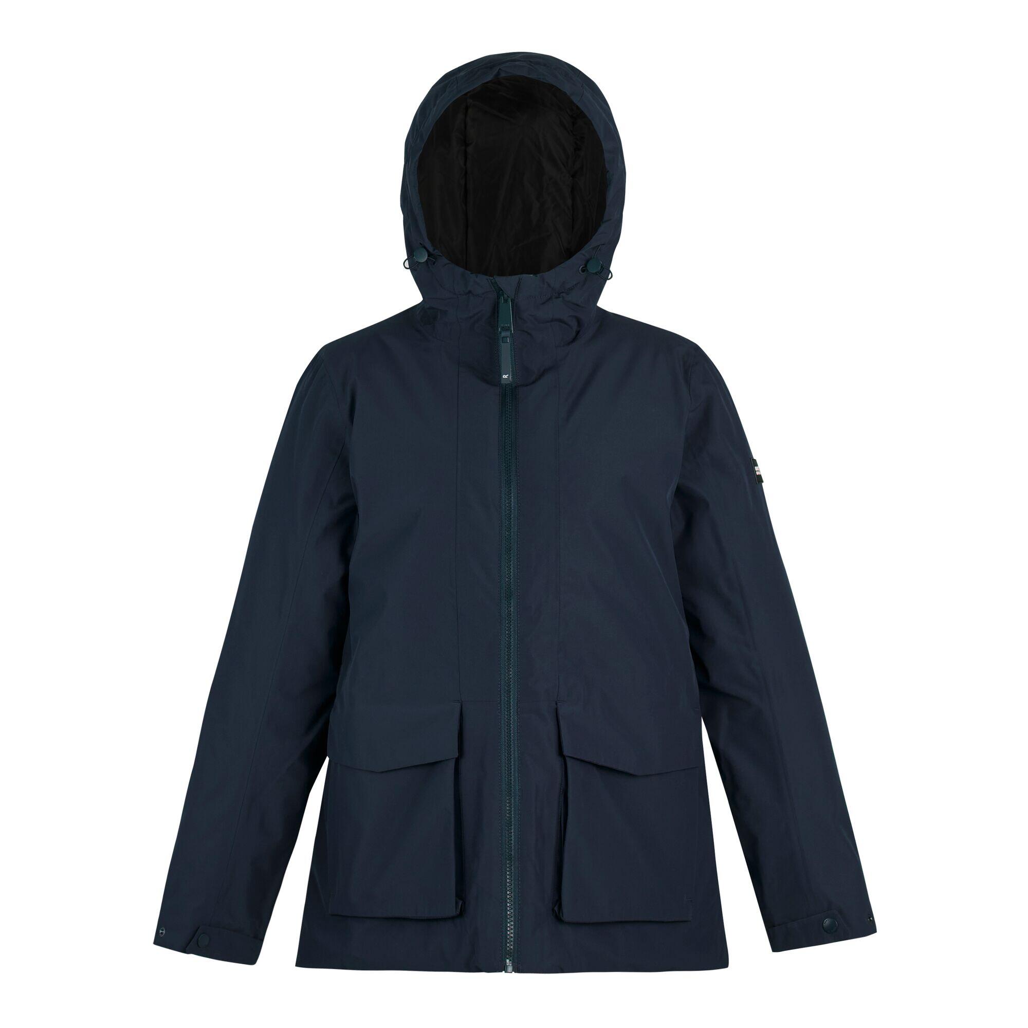 Regatta - Veste Melane À Capuche, Imperméable, Respirante Et Isolée Pour Femme - Doudoune Synthétique - Noir - Decathlon