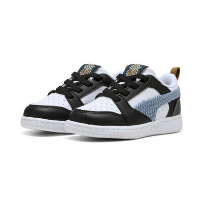 Rebound v6 low run fun sneakers voor peuters puma
