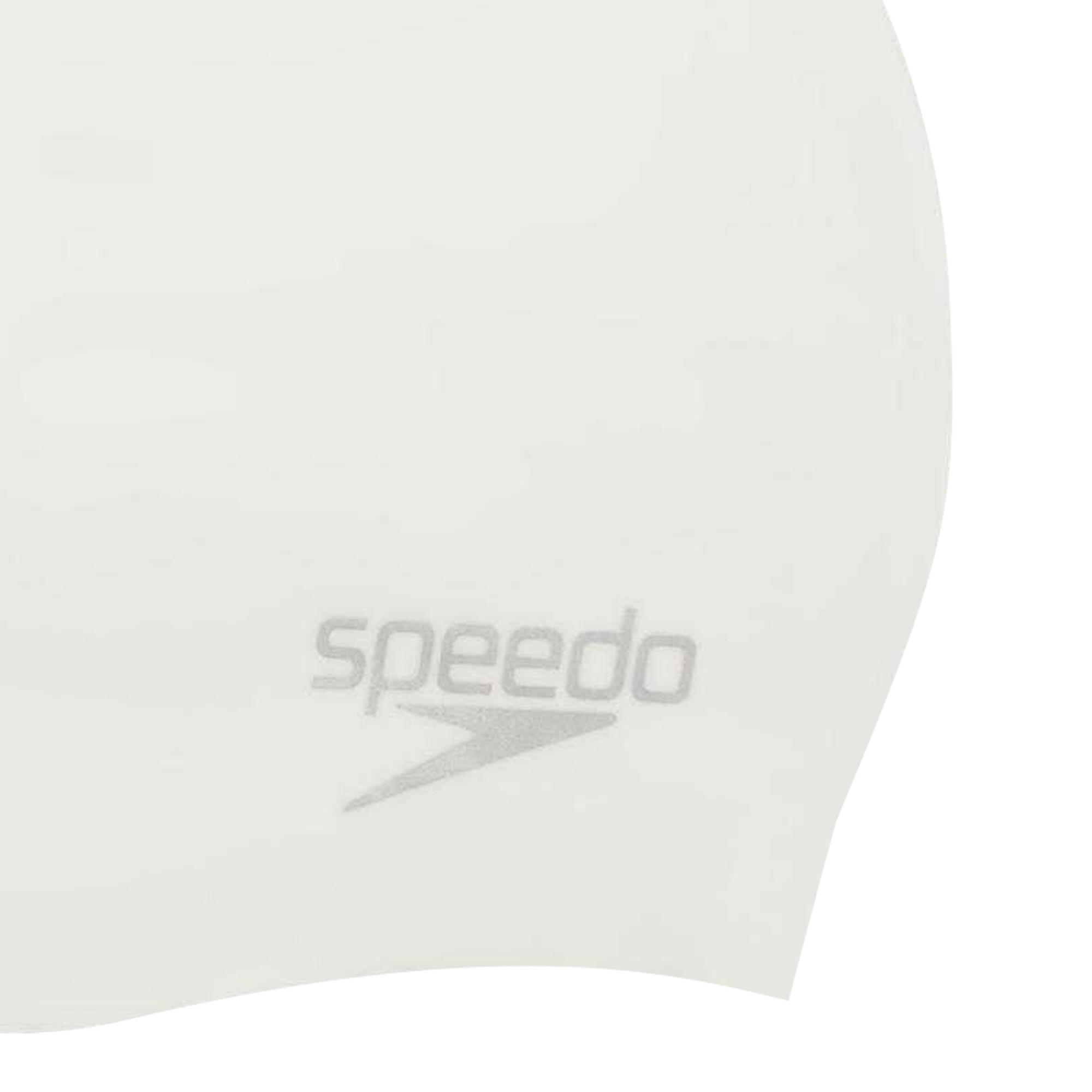 Unisex Adult 2024 Silicone Swimming Cap (White) 4/4