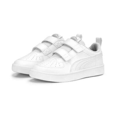 Puma rickie v sneakers voor kinderen puma white cool light gray