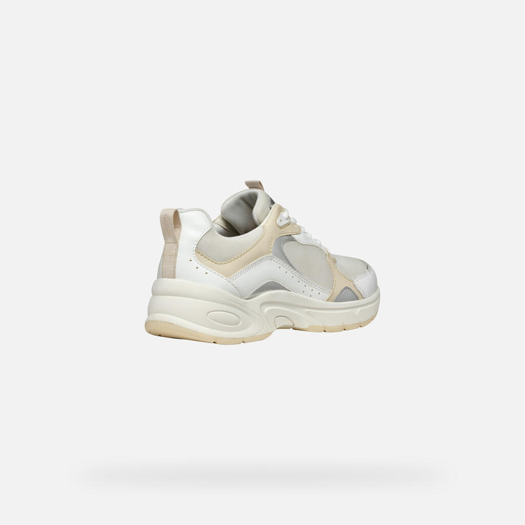 Baskets Femme D ZARVIA Blanc/Blanc Cassé 7/7