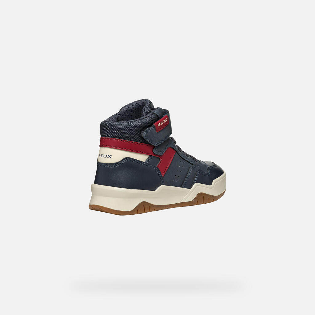 Geox Heren J Perth Boy F Sneaker - Comfortabele Platte Daily Sneakers Met Medium Breedte