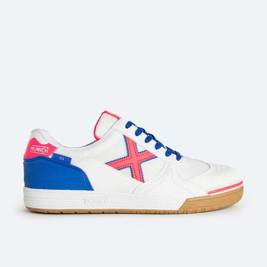 Zapatilla fútbol sala MUNICH G3 hombre blanca