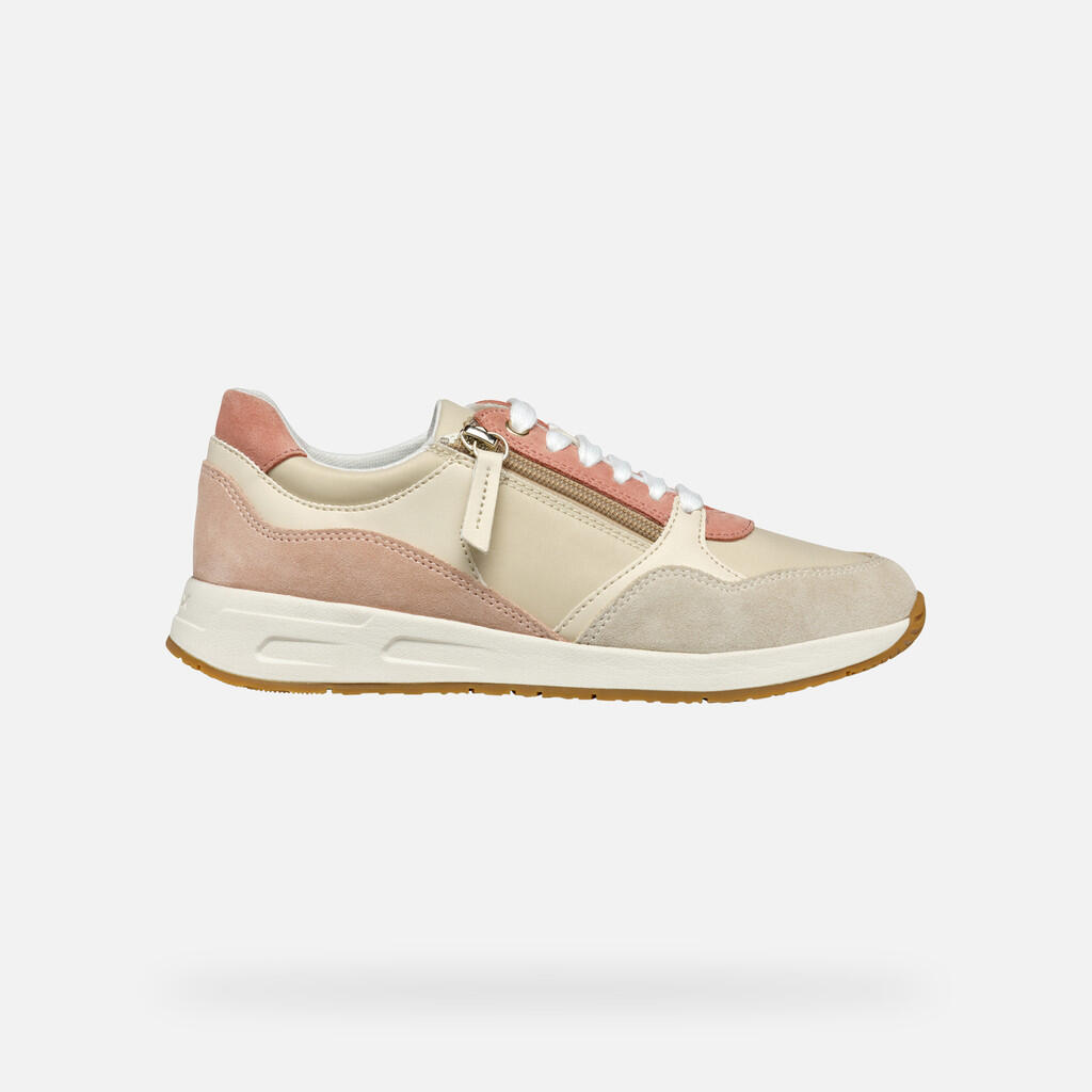 Baskets Femme D BULMYA Blanc Cassé/Beige Clair 2/7