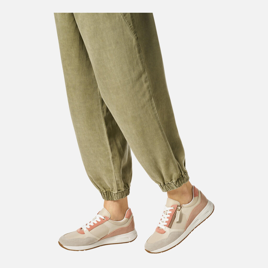 Baskets Femme D BULMYA Blanc Cassé/Beige Clair 3/7