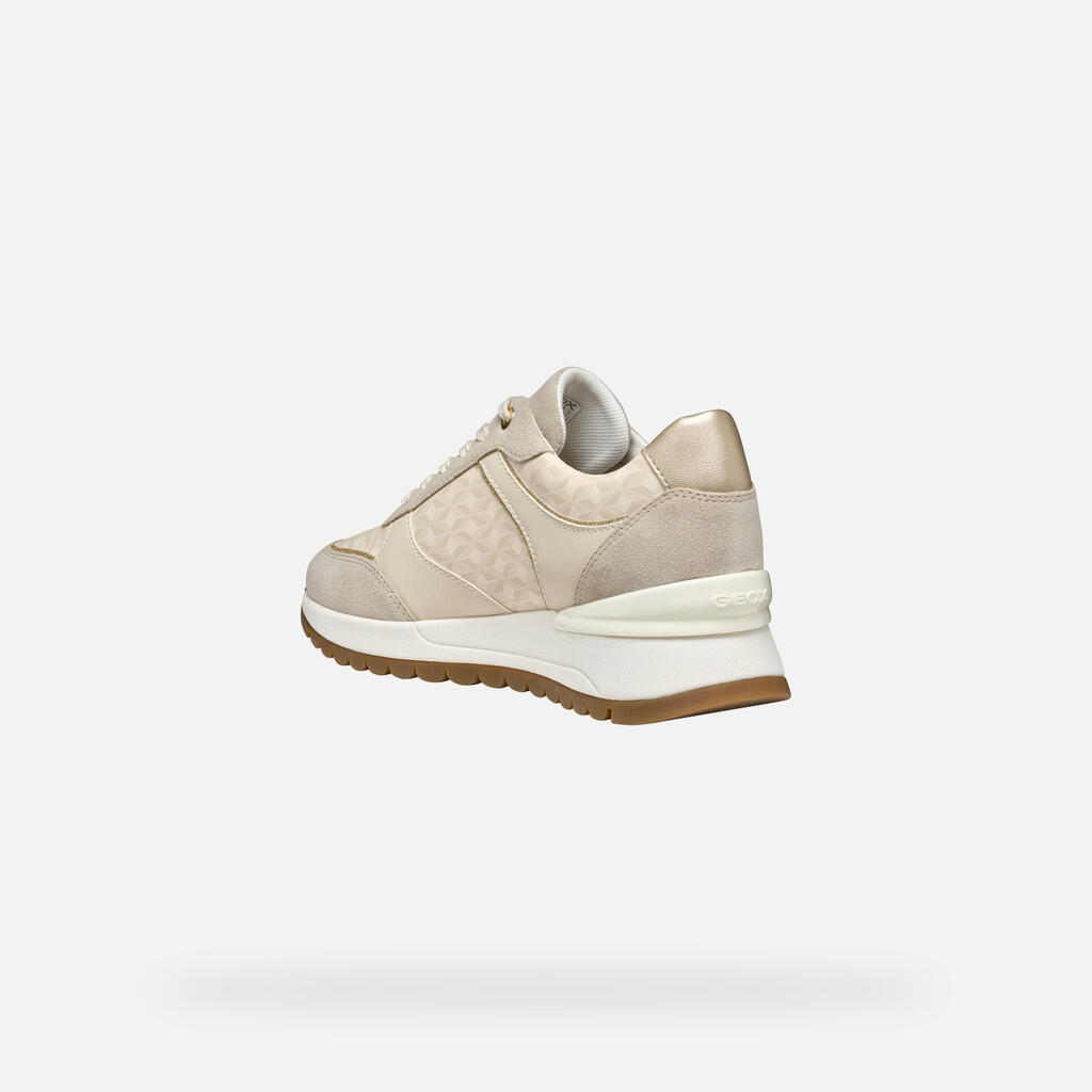 Baskets Femme DESYA WOMAN Blanc Cassé/Beige Clair 6/7