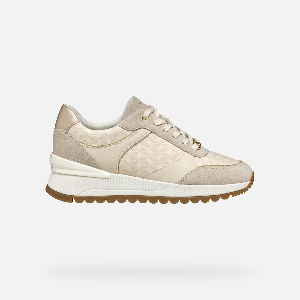 Baskets Femme DESYA WOMAN Blanc Cassé/Beige Clair 2/7
