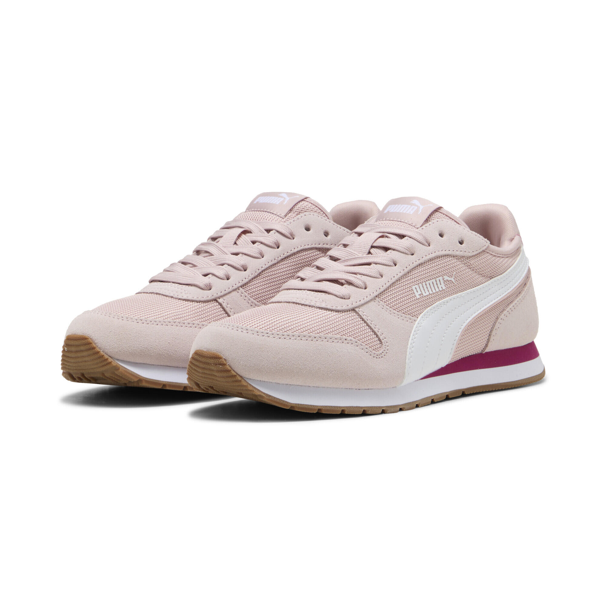 Puma - Sneakers St miler Unisexe Puma - Baskets - Blanc|rose - Decathlon